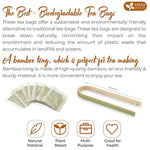 Load image into Gallery viewer, FreshDrinkUS, Premium 75 Burdock Root Tea Bags, 100% Natural &amp; Pure from Burdock Root. Made with Natural Material Tea Bags. No Sugar, No Caffeine, No Gluten, Vegan.