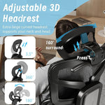 Load image into Gallery viewer, High-Back Ergonomic Mesh Office Chair, Modern Executive Desk Chair with 4D Armrests Computer Task Chair (Black Mesh Dual Lumbar Support)