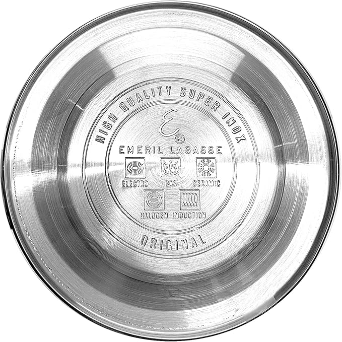 Emeril Lagasse 2.6 Quart/2.5 Liter Whistling Tea Kettle, Stainless Steel Tea Pot for Induction Stove Top, Fast to Boil Water for Home Kitchen Condo, with Ergonomic Cool Grip Handle, Red