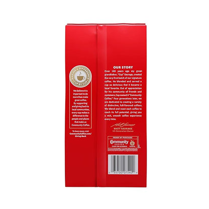 Community Coffee Medium-Dark Roast 23 Ounce, Decaffeinated Ground Coffee, 23 Ounce Bag (Pack of 1)