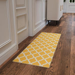 Load image into Gallery viewer, Ottomanson Hallway Runner Rug 20" x 59" Non Slip Trellis Area Rugs Easy to Clean Laundry Rug Runner Durable &amp; Pet Friendly Floor Carpet Runners for Hallways Entryway Living Room Kitchen, Yellow