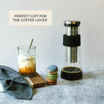 Load image into Gallery viewer, Cafe Crush Club Cold Brew Coffee Maker | Fire Toughened Borosilicate Glass | 304 Stainless Steel Infuser | 1000ml / 34 oz | Cold Brew Iced Coffee Pitcher