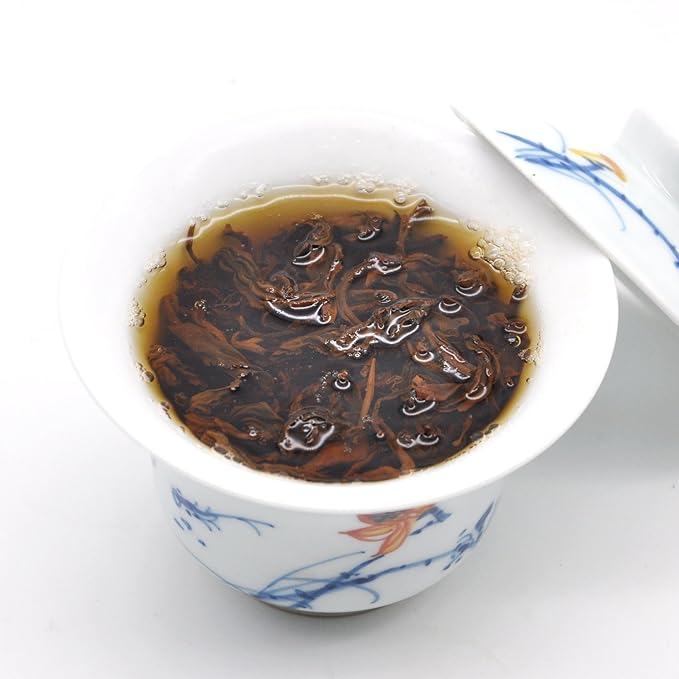 ChaWuWarmSun [B] FengQing DianHong Black Tea,8.8oz/250g,New Spring Tea,YunNan Black Tea,Big Leaf Arbor Tea.