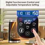 Load image into Gallery viewer, BioloMix Electric Milk Frother 4 in 1 Automatic Hot and Cold Milk Frother Warmer for Milk Latte Foam Maker Hot Chocolates Cappuccino (Black)