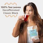 Load image into Gallery viewer, Waka Instant Black Tea Mix Pouch, Decaffeinated - 100% Tea Leaves, No Additives, Unsweetened Tea Powder for 50 Quarts or 200 Cups – Easy Quick Hot and Iced Teas (4.5oz)