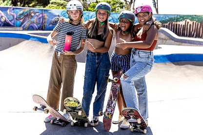 HYDRO CELL Stainless Steel Insulated Water Bottle with Straw - For Cold & Hot Drinks - Metal Vacuum Flask with Screw Cap and Modern Leakproof Sport Thermos for Adults (Coral/Punch 18oz)