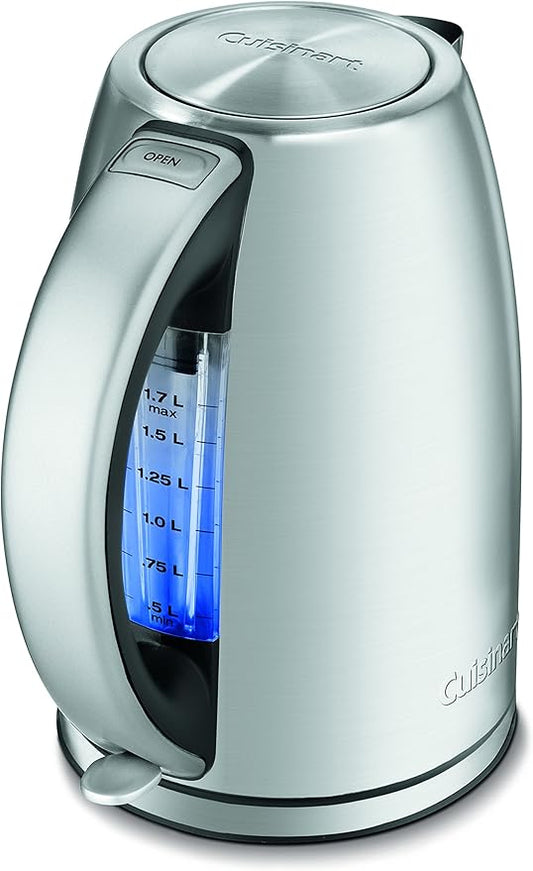 Cuisinart JK-17P1 Cordless-Electric-Kettle, 1.7-Liter, Stainless Steel