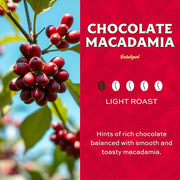 Lion Coffee Chocolate Macadamia Flavored Medium Roast Coffee Pods - Single-Serve Pods - Hawaiian Inspired Flavor - Arabica Coffee - Compatible with Single-Serve Brewing Systems - 12 Count Box