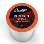 Load image into Gallery viewer, Brooklyn Beans Roastery Coffee Pods, Fall Flavored Pumpkin Spice - Compatible with Keurig K Cup Brewers Including 2.0 Machines, 40 Count