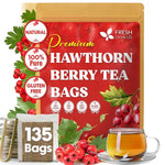 Load image into Gallery viewer, FreshDrinkUS, Premium Hawthorn Berry Tea - 135 Tea Bags - 100% Natural Herbal Infusion, Caffeine-Free, Rich Aroma &amp; Smooth Taste. Vegan