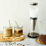 Load image into Gallery viewer, Ice Dripper Cold Brew Coffee Maker - Fire Toughened Borosilicate Glass Pitcher - 304 Stainless Steel Filter - 500ml - Cafe Crush Club