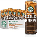 Load image into Gallery viewer, Starbucks Cold Brew Coffee, Salted Caramel Cream, 11 fl oz Cans (12 Pack), Premium Coffee Drink, Iced Coffee