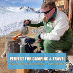 Load image into Gallery viewer, Pour Over Coffee Dripper, Reusable Cone Coffee Filter 1-4 cup, Stainless Steel Portable Coffee Filters Coffee Maker with Cleaning Brush for Home Office Travel Camping