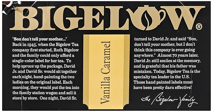 Bigelow Vanilla Caramel Black Tea (20 Teabags)