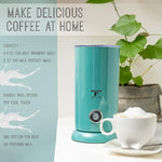 Load image into Gallery viewer, Moss &amp; Stone Electric Milk Frother - Latte Art Steamer, Electric Cappuccino Machine And Milk Warmer, Hot Foam Maker and Milk Warmer for Latte, Cappuccinos, Macchiato, Hot Chocolate Milk