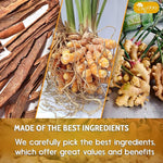 Load image into Gallery viewer, 60 Bags Premium Turmeric Ginger Cinnamon Tea, Improve Digestion, Support Brain, Weight, Skin and Sleep, Eco-Conscious Tea Bags and Premium Natural Ingredients. Turmeric Ginger Herbal Tea. No Sugar, No Caffeine, No Gluten, Vegan.