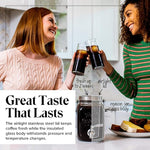 Load image into Gallery viewer, Willow &amp; Everett Cold Brew Coffee &amp; Iced-Tea Maker Pitcher, 2 L Glass Dispenser w/Metal Spigot &amp; Mesh Filter Iced Coffee &amp; Sun Tea Brewing System