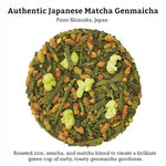 Load image into Gallery viewer, SUGIMOTO TEA Japanese Matcha Genmaicha Green Tea Bags 20 Count Pack of 1