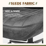 Load image into Gallery viewer, High Back Office Chair,Modern Swivel Office Chair,Black Suede Fabric Gaming Chair,Height Adjustable Home Office Desk Chair with Lumbar Support