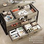 Load image into Gallery viewer, 40" Lift Top Coffee Table,4 in 1 Multi-Function Lift Coffee Tables with Storage Drawers and Hidden Compartmen,Farmhouse Coffee Table with Lifting top for Living Room,Grey