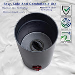 Load image into Gallery viewer, Mixpresso Electric Milk Frother, Stainless Steel Milk Steamer &amp; Milk Warmer, Automatic Shutoff, Non-Stick Interior, Cool Touch, 9.4 oz/6.0oz Capacity, Black Electric Frother for Hot Chocolate