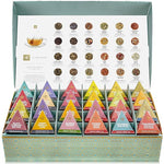 Load image into Gallery viewer, Teabloom - World's Finest Pyramid Tea Collection, 24 Varieties of USDA Certified Organic Teas - Black, Green, White, Oolong &amp; Herbal Tea Blends