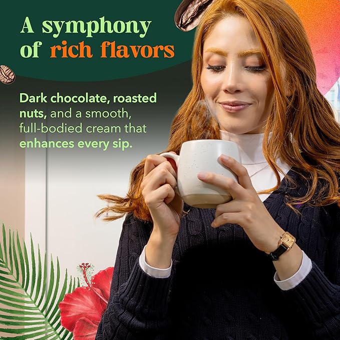 Rio Cafe de Brazil Kcup Coffee Pods - 72 Count, Dark Roast Coffee with Dark Chocolate and Roasted Nuts Flavor, Compatible with Kcup Brewers, 100% Brazilian Made