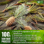 Load image into Gallery viewer, FreshDrinkUS, Pine Needle Tea Bags – 75 Tea Bags, Naturally Caffeine-Free, Refreshing Herbal Tea, Wild-Harvested Pine Leaves, Aromatic and Soothing – Non-GMO &amp; Eco-Friendly Packaging