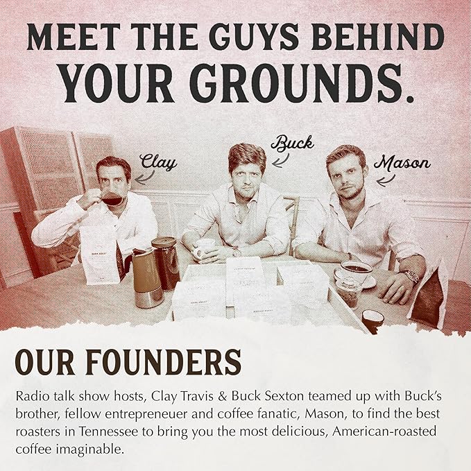 Crockett Light Roast Ground Coffee – Smooth Light Roast Ground Coffee with Bright Flavor, Crisp Finish & Gentle Strength – Perfect for Clean Brewing, Mellow Energy & Daily Coffee Drinks