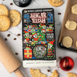 Load image into Gallery viewer, Bones Coffee Company Sugar Rush, Sugar Cookies Flavored Coffee, Medium Roast Low Acid Arabica Beans Compatible with Auto drip and French Press Coffee Maker, 12 Oz Whole Bean