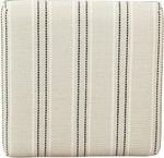 Load image into Gallery viewer, HomePop Home Decor | Modern 24-Inch Counter Stool | Backless Metal Frame Bar Stools Counter Height | Decorative Home Furniture, Black and White Stripe