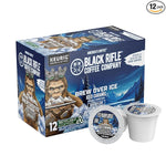 Load image into Gallery viewer, Black Rifle Coffee Company Iced Caramel Coffee K-Cup – Limited Edition, Smooth Caramel Flavor with Buttery Finish, Hot Brew for Iced Coffee, Rounds 12-count