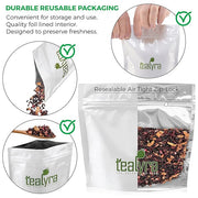 Tealyra - Grandma's Garden Berry - Fruit Tea Blend - Hibiscus & Berries Herbal Loose Leaf Tea - Vitamins Rich - Caffeine-Free - Hot & Iced - 110g (4oz)