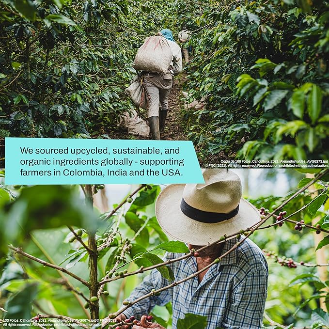 Projo* Power Coffee – Instant Coffee with 11g Protein – Grass-Fed Hydrolyzed Bovine Collagen & 175mg Caffeine – Cinnamon Latte Flavor – Organic – Energy Support – 12 Single-Serve Packets