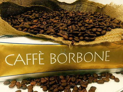Caffe Borbone Whole Bean Coffee, Medium-Dark Roast, Gold Blend, Authentic Italian Coffee, 2.2 lb Bag (Pack of 2)