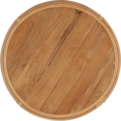 SAFAVIEH Home Collection Arvid Natural Brown Solid Wood Coffee Table (Fully Assembled)