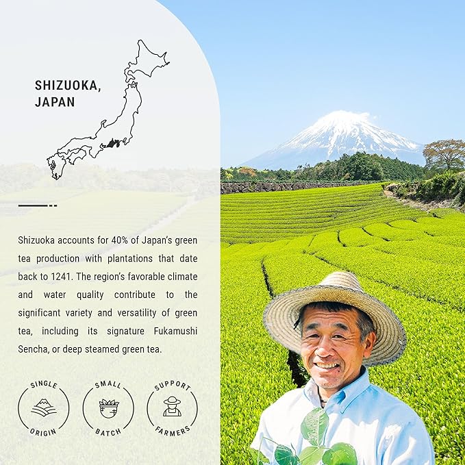 Senbird Premium Sencha - Japanese Green Tea - From Shizuoka, Japan - Loose Leaf Tea In Airtight Tea Tin (3.5oz/100g)