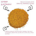 Load image into Gallery viewer, Worldwide Botanicals Organic Turmeric Tea, 1 lb, Tea Cut For Best Infusion - 100% Curcuma longa – Ayurvedic Herb For Optimal Health - 16 ounces