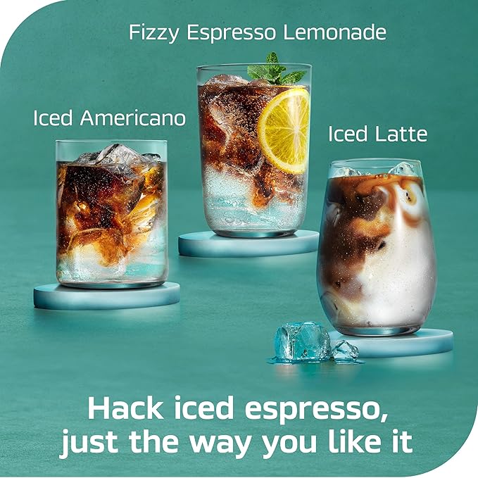 NESCAFÉ Espresso Concentrate Black, Instant Espresso Coffee Concentrate, Cold Brew Style, Iced Coffee Style Drinks, 10 fl oz