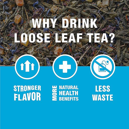 Tiesta Tea - 7 Green Teas Dry Flight Sampler, Loose Leaf, Medium Caffeine Hot & Iced Tea, Premium Green Tea Blends, 7 Resealable Sample Pouches