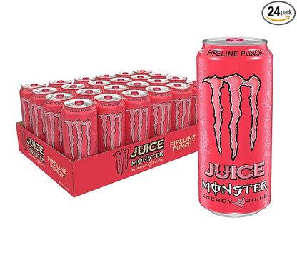 Monster Energy Juice, Pipeline Punch,16 Fl Oz (Pack of 24)