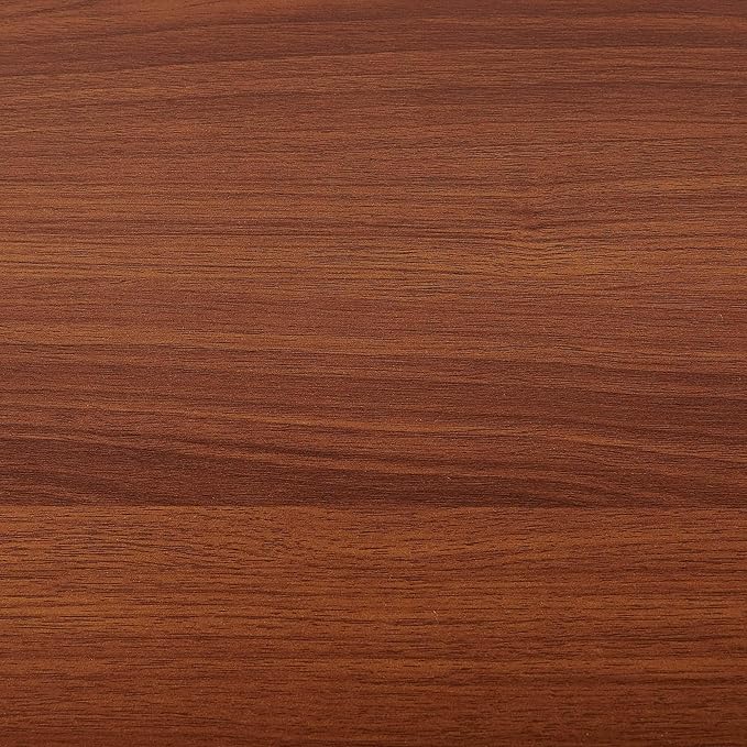 Extra Large Glass Console Table for Living Room, Foyer & Entrance, L47 x W16 x H31, Mid-Century Modern Sofa Table with Clear Glass Top, Walnut Finish Wood Top and Gold Finish Metal Frame