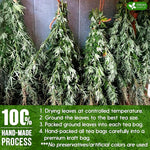 Load image into Gallery viewer, FreshDrinkUS, Premium 90 Mugwort Leaf Tea Bags, 100% Natural and Pure Mugwort Leaves. No Sugar, No Caffeine, No Gluten, Vegan.