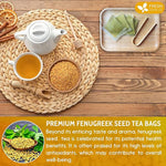 Load image into Gallery viewer, FreshDrinkUS, Premium 120 Fenugreek Tea Bags, 100% Natural &amp; Pure from Fenugreek. Fenugreek Herbal Tea. Made with Natural Material Tea Bags. No Sugar, No Caffeine, No Gluten, Vegan.