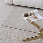 Load image into Gallery viewer, Tempered Glass Coffee Table with Chromed Legs, Rectangle Modern Living Room Table for Home Office Living Room (Gold, 40”x20”x17”)