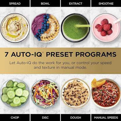 Ninja Blender & Food Processor Combo, Foodi Power Blender System for Smoothies, Bowls, Spreads & Shakes, 6 Functions, 72-oz Pitcher, To-Go Cups, Silver, SS401