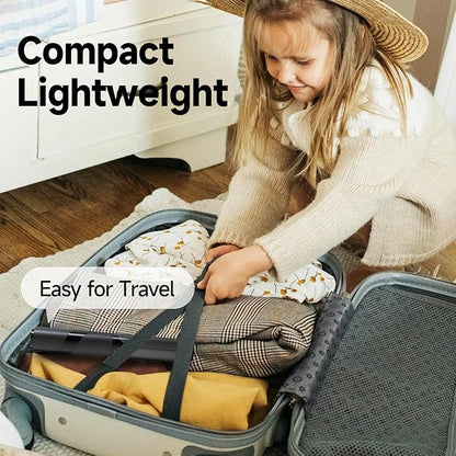 Travel Milk Frother with Cover, Battery-Operated Electric Foam Maker Frother Wand, Milk Foamer Electric Mini Drink Mixer for Coffee, Cappuccino, Lattes, Frappe, Matcha and Hot Chocolate, Black