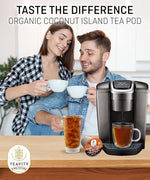 Load image into Gallery viewer, Coconut Rooibos Tea Pods for Keurig - Organic Ginger Tea, Rooibos, Cinnamon, Cardamom, Coconut by Coconut Island Teavity (24 Tea Pods)