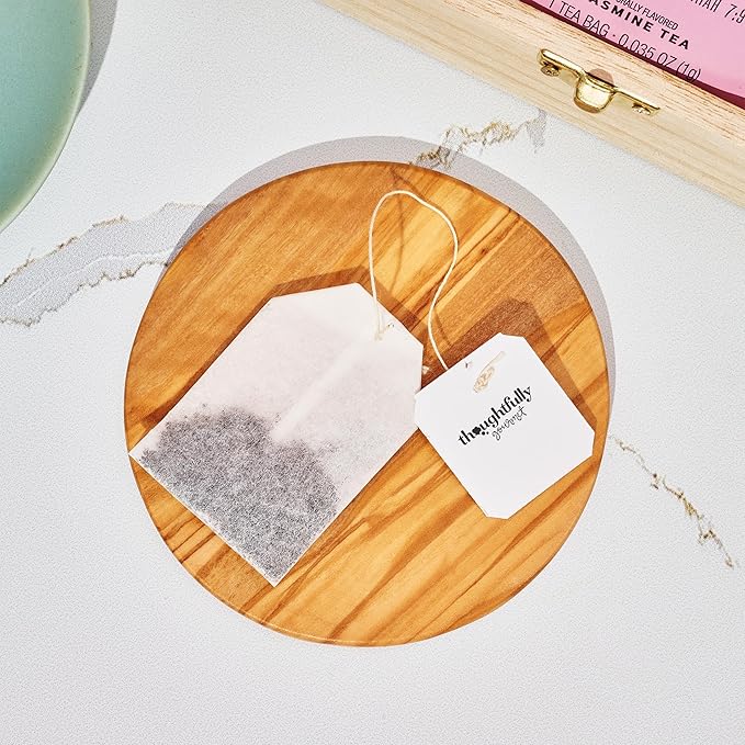 Thoughtfully Gourmet, Christian Prayer Tea Gift Set with Bible Verses, Includes 90 Teas in 6 Flavors in Premium Wooden Box, Religious Gifts for Women, Mom, Sister, Friend