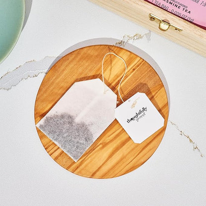 Thoughtfully Gourmet, Christian Prayer Tea Gift Set with Bible Verses, Includes 90 Teas in 6 Flavors in Premium Wooden Box, Religious Gifts for Women, Mom, Sister, Friend